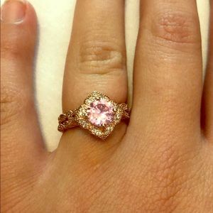 Ring with Pink Gem